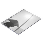 Portret van een Samurai krijger met een zwaard 2 Notitieboek (Linkerzijde)