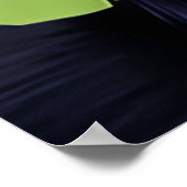 Portret van een schattige grenspoel | AI Art Poste Poster (Hoek)