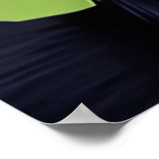 Portret van een schattige grenspoel | AI Art Poste Poster (Hoek)