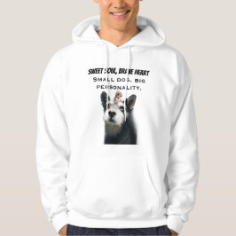 Portret van een schattige hond hoodie