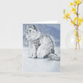 Portret van een Siberische Kaart (Gele Bloem)