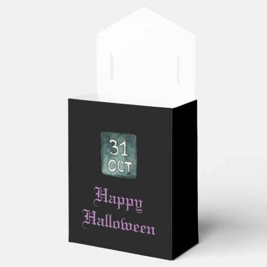 Portret van een skelet Favor Box Bedankdoosjes (Geopend)