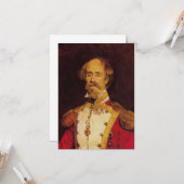 Portret van een Spaanse generaal Kaart (Voorkant / Achterkant in situ)