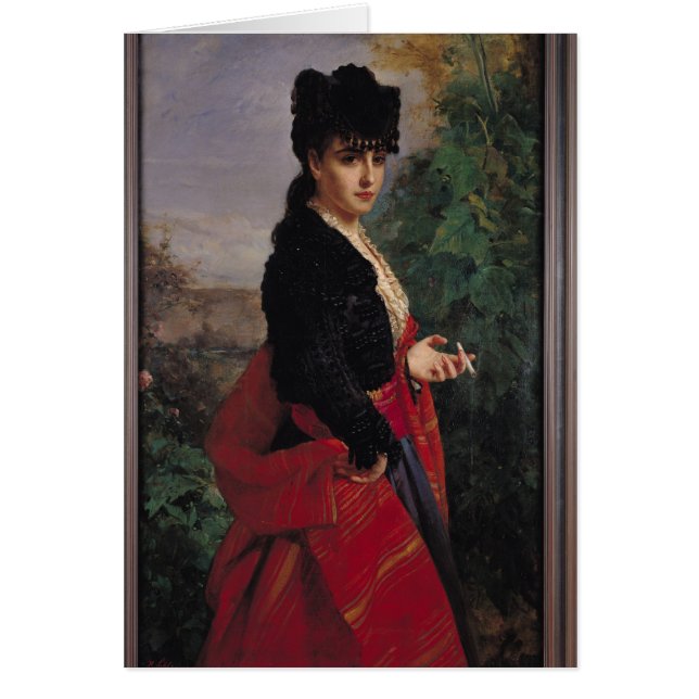Portret van een Spaanse vrouw (Voorkant)