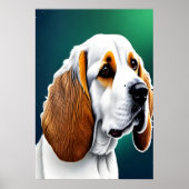 Portret van een Spanjaard | AI Art Poster (Voorkant)