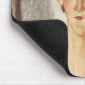 Portret van een student, c.1918-19 muismat (Hoek)