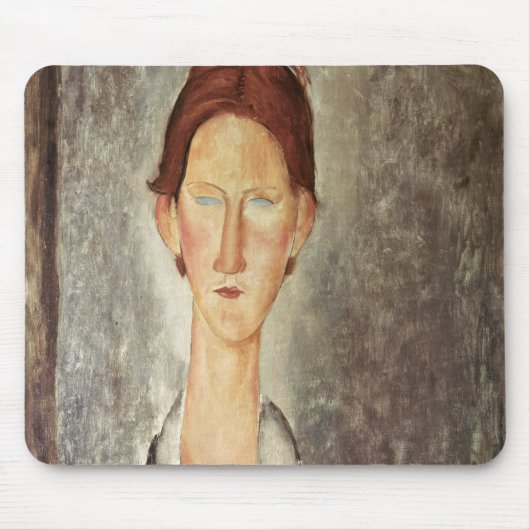 Portret van een student, c.1918-19 muismat (Voorkant)