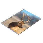 Portret van een Stunning Bull Elk Notitieboek (Linkerzijde)