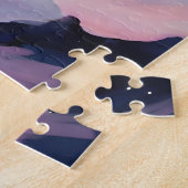 Portret van een tijger in de ruimte legpuzzel (Zijkant)