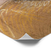 Portret van een Turk in een Turban, c.1826 Poster (Hoek)