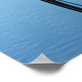 Portret van een varken in politieuniform | AI Art. Poster (Hoek)