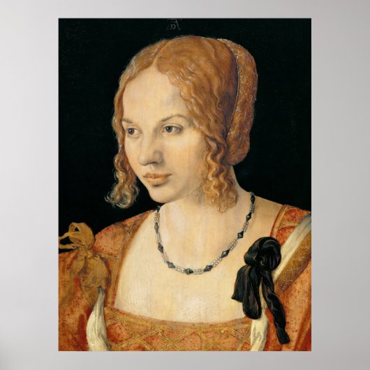Portret van een Venetiaanse vrouw - Albrecht Dürer Poster (Voorkant)