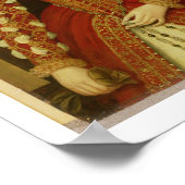 Portret van een vrouw, 1567 (olie op het paneel) poster (Hoek)