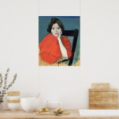 Portret van een vrouw, 1890 poster (Keuken)