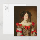 Portret van een vrouw 3 briefkaart (Voorkant / Achterkant)