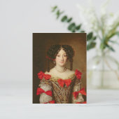 Portret van een vrouw 3 briefkaart (Staand voorkant)