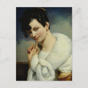 Portret van een vrouw 3 briefkaart