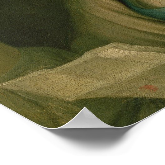 Portret van een vrouw 3 poster (Hoek)