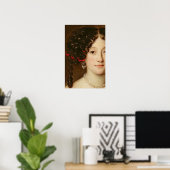 Portret van een vrouw 3 poster (Thuiskantoor)