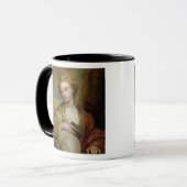 Portret van een vrouw als St. Agnes, traditioneel  Mok (Voorkant links)