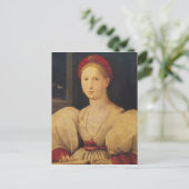 Portret van een vrouw briefkaart (Staand voorkant)