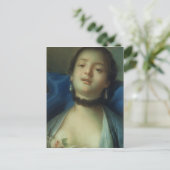 Portret van een vrouw briefkaart (Staand voorkant)