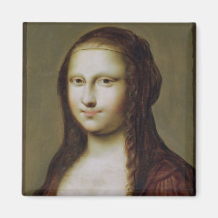 Portret van een vrouw geïnspireerd door de Mona L Magneet