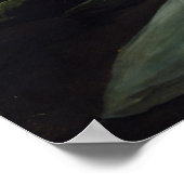 Portret van een vrouw in een grot poster (Hoek)