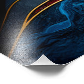 Portret van een vrouw in het Abstract Foto Afdruk (Hoek)