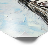 Portret van een vrouw in het Abstract Foto Afdruk (Hoek)