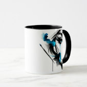 Portret van een vrouw in het Regard Envotant. Mok (Voorkant rechts)