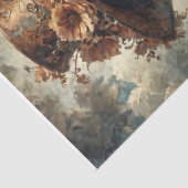 Portret van een vrouw in Venetië - Decoupage - Tissuepapier (Detail)