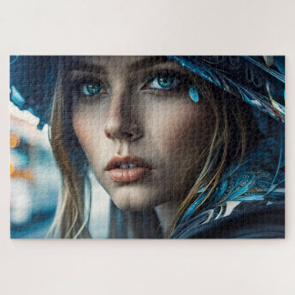portret van een vrouw legpuzzel