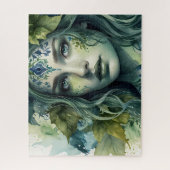 Portret van een vrouw legpuzzel (Verticaal)