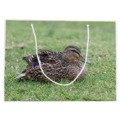 Portret van een vrouw mallard large cadeautasje (Achterkant)