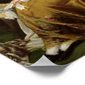 Portret van een vrouw met zitplaatsen poster (Hoek)