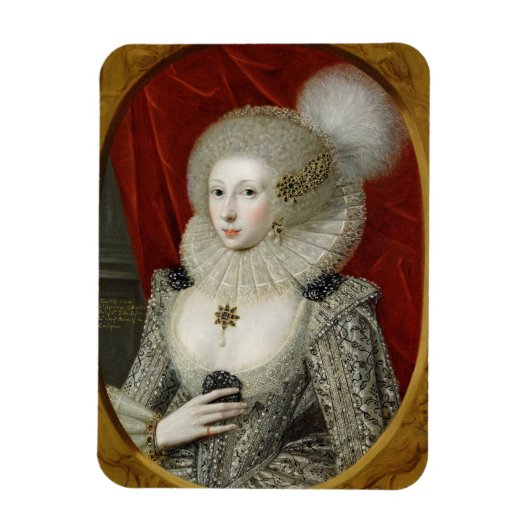 Portret van een vrouw, misschien Frances Cotton, L Magneet (Verticaal)