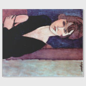 Portret van een vrouw, Modigliani Cadeaupapier (Vlak)