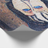 Portret van een vrouw, Modigliani Cadeaupapier (Hoek)