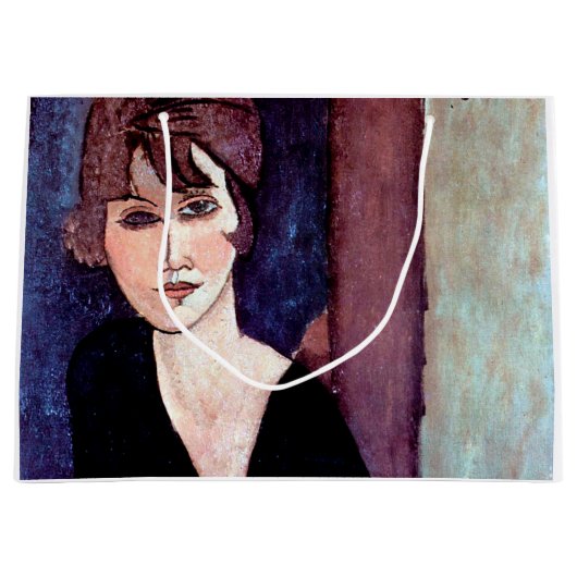 Portret van een vrouw, Modigliani Groot Cadeauzakje (Voorkant)