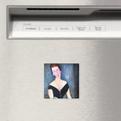 Portret van een vrouw, Modigliani Magneet (Insitu (Vaatwasser))