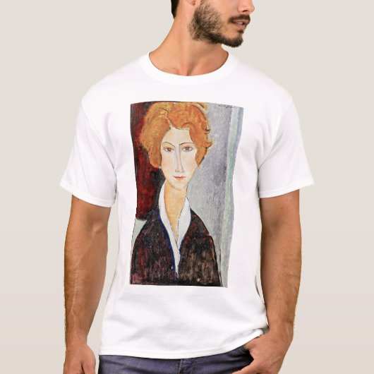 Portret van een vrouw, Modigliani T-shirt (Voorkant)