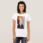 Portret van een vrouw, Modigliani T-shirt (Voorkant volledig)