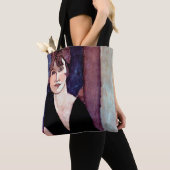 Portret van een vrouw, Modigliani Tote Bag (Dichtbij)