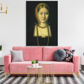 Portret van een vrouw, mogelijk Catherine van Arag Canvas Afdruk (Insitu (Woonkamer))