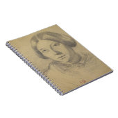 Portret van een vrouw, mogelijk George Sand (1804- Notitieboek (Rechterzijde)