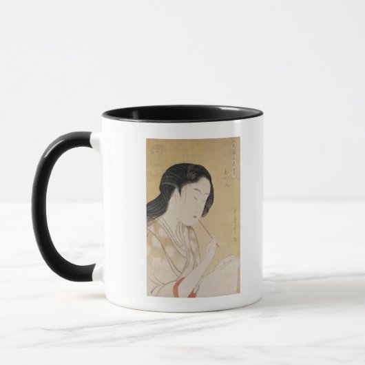 Portret van een vrouw mok (Links)