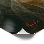 Portret van een vrouw (olie op doek) poster (Hoek)