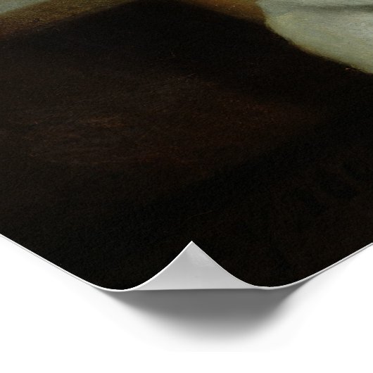 Portret van een vrouw poster (Hoek)