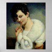 Portret van een vrouw poster (Voorkant)